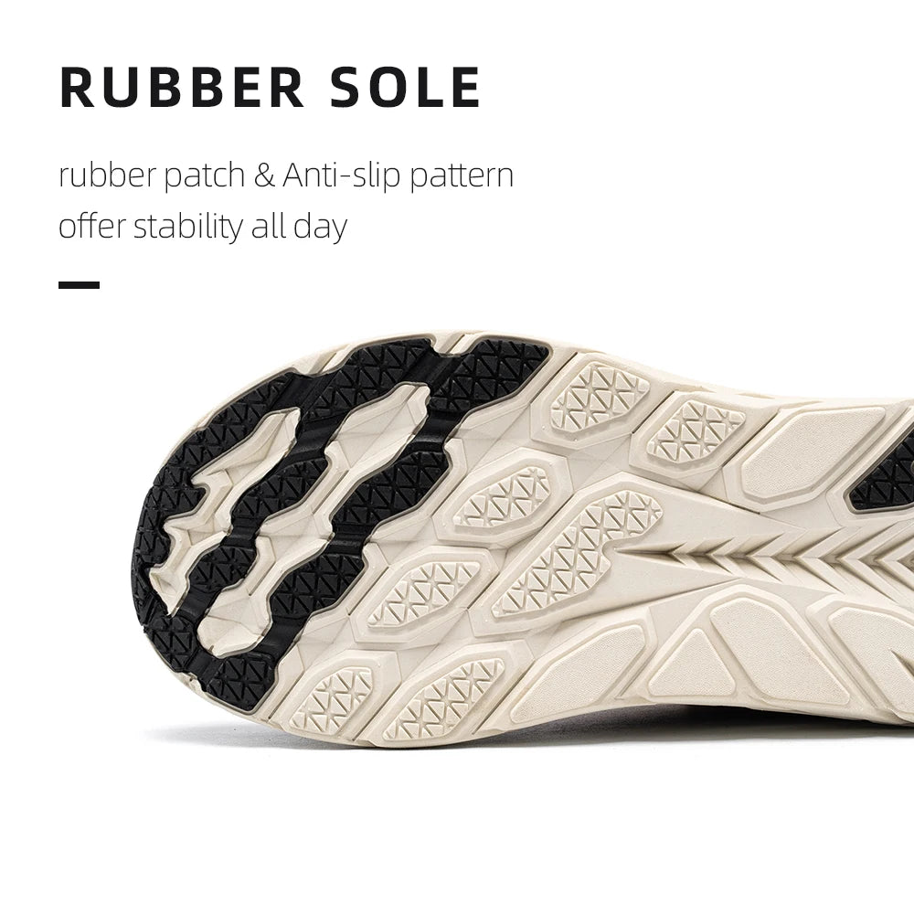 2025 New Men's Sneakers Orange Platform Casual Sports Shoes Breathable Comfortable Outdoor Walking Fashion Athletic Footwear