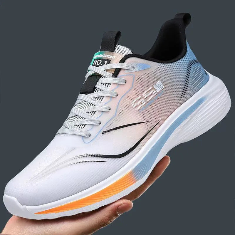 New Men Air-cushion Sports Running Shoes Summer Breathable Damping Tenis Training Shoe Professional Marathon Sneakers Zapatillas